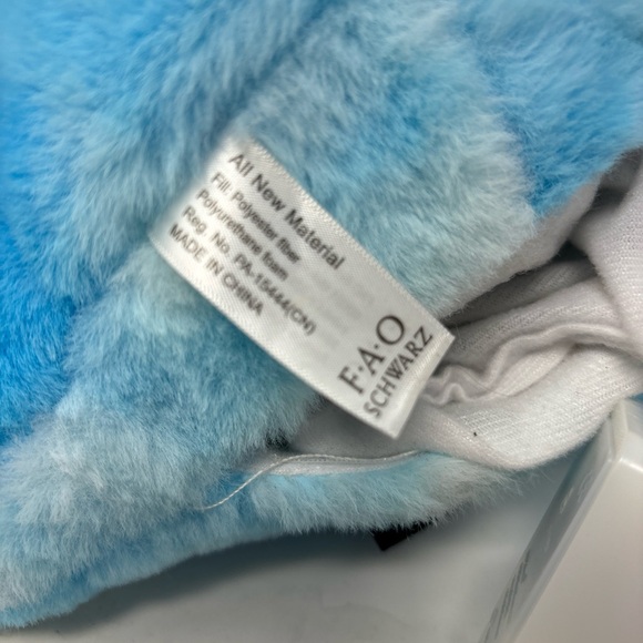 FAO Schwarz Dinosaur 12” Stuffed Animal Glow Brights Plush Toy LED Sound Blue - Picture 7 of 10